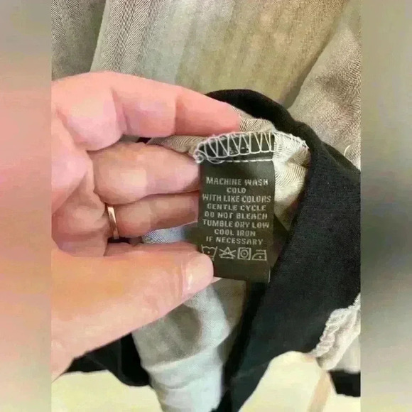 Lyle & Scott Gray/Black Crewneck Golf Pullover Windbreaker Size XL - Picture 4 of 8